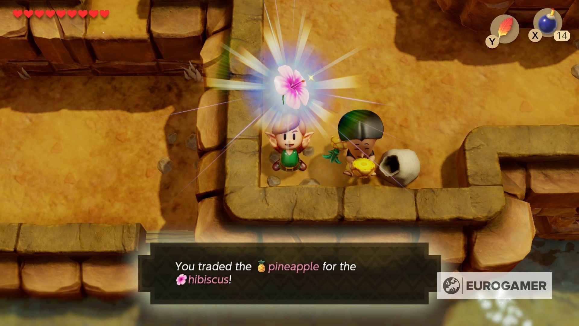 Zelda Link's Awakening trading sequence quest Where to trade the